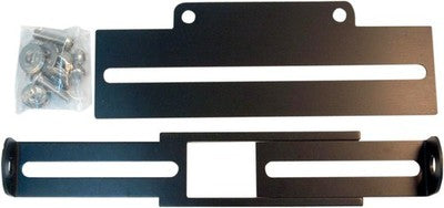 Emgo Universal License Plate Bracket Black 86-42654