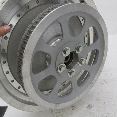 Harley Davidson OEM 16"x3" Rear Wheel Rim w/ Pulley & Brake Rotor 4105