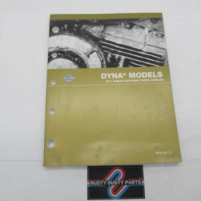 Harley-Davidson Official Factory 2011 Dyna Models Parts Catalog 99439-
