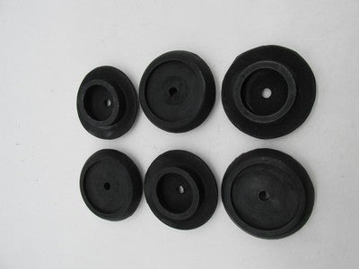Lot of 6 Triumph Gas Tank Center Badge Rubber Grommets 97-5061