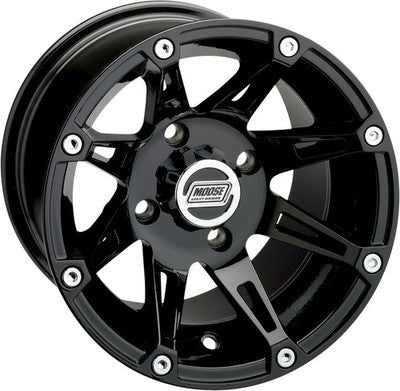 Moose Racing Type 387X Wheels 12x8 - 4+4 Offset - 4/156 Black Rear 023