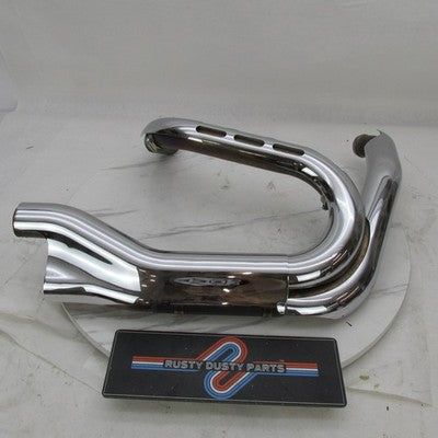 Harley OEM Catalytic Exhaust Headers w/ Shields 12-17 Dyna FXDF FXDWG