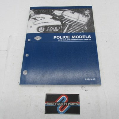 Harley-Davidson Official Factory 2015 Police Models Parts Catalog 9954