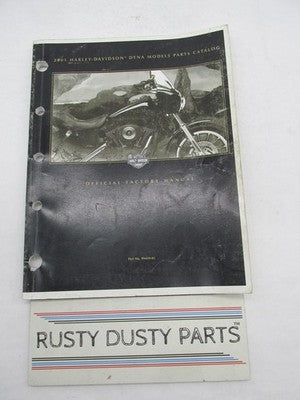 Harley-Davidson Official Factory 2001 Dyna Models Parts Catalog 99439-