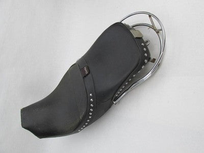 Corbin Harley Davidson 1996-03 Dyna FXD Leather Studded Seat with Grab Bar