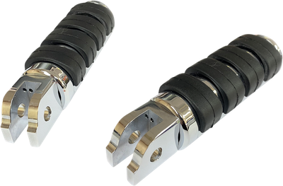 Drag Specialties FML Soft-Ride Footpegs Chrome 1620-1891