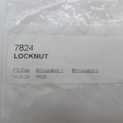 Lot of 2 Harley-Davidson OEM NOS Hex Flexlock Jam Nut Locknuts 7824