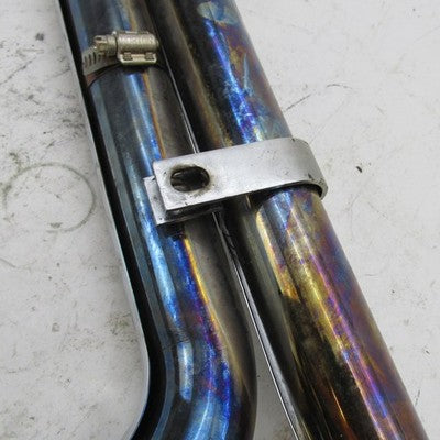 SuperTrapp 85-06 FLH FLT 2-Into-1 SuperMeg Exhaust Header Pipes Chrome