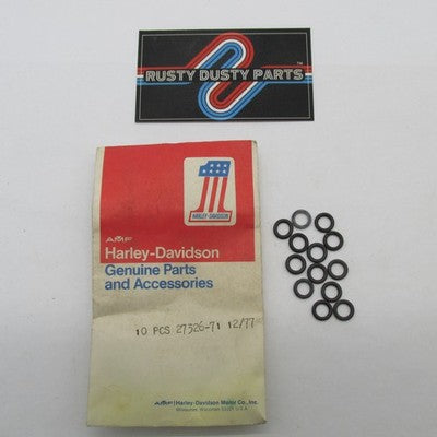 Lot of 10 AMF Harley Davidson OEM O-ring FL FX 71-75 XL 72 early 76 27