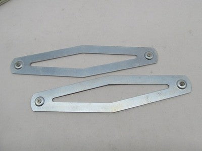 Harley Genuine NOS Gas Tank Badge Name Plate Mounting Brackets 61741-9