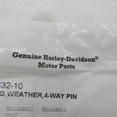 Harley-Davidson OEM 4-Way Pin Weather Plug Connector 72632-10