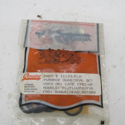 James Gaskets OEM Pushrod Tube Cover Seal Kit 79-84 Harley Davidson 11