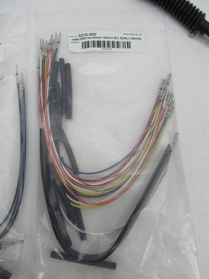 Burly NOS Harley 04-06 XL 12" Jail Bar Cable Kit, Black Vinyl 0610-191