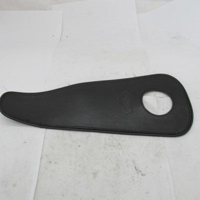 La Rosa Design Black Leather Gas Tank Dash Bib Cover 17-3/8" Harley Sp