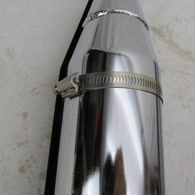 Pair of Harley Davidson OEM Stock FXBBS Mufflers Blk M8 Softail 18-23