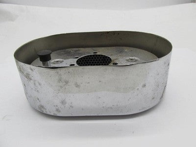 Harley Davidson Chrome Oval 8" X 5.5" Air Cleaner Cover Assembly Backi