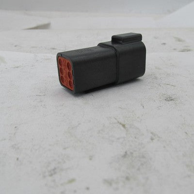 Harley-Davidson OEM Black Sealed 6-Pin Wire Connector Housing 72106-94