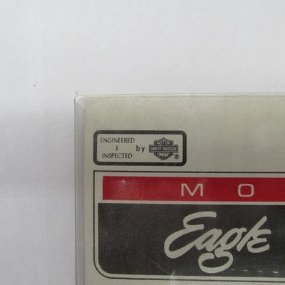Eagle Iron Chrome Oil Tank Cover w/ Harley-Davidson Bar & Shield Eagle