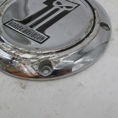 Harley Davidson Genuine Willie G Derby Cover Skull #1 Chrome
