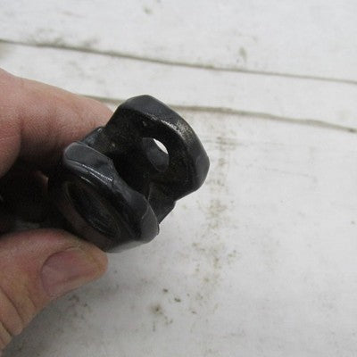 Pair of Harley OEM Gloss Black Passenger Footpeg Support Mounts Clevis