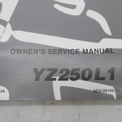 Yamaha YZ250 Owners Service Manual Operator Guide LIT-11626-12-34 5CU