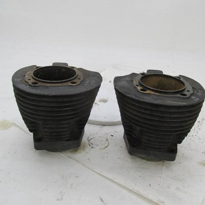 Pair of Harley OEM Front + Rear Cylinder Jugs 1000cc Ironhead 16561-72