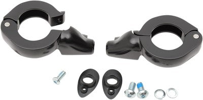 Drag Specialties Turn Signal Mounts 39mm Black 2020-1268