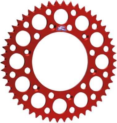 Renthal Ultralight Rear Sprocket 55T Red 189U-420-55GRRD