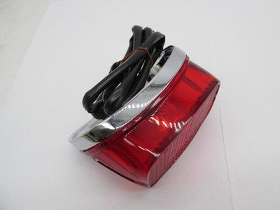 V-Twin NOS Harley 73-92 FX/FL/XL Stock Type Chrome Tail Lamp 33-0301