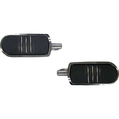 Drag Specialties Sweeper Foot Pegs Chrome 1620-2479