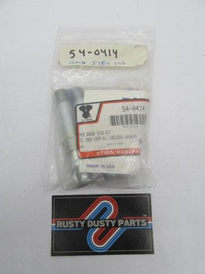 V-Twin NOS Harley 56-74 XL Upper Rear Shock Stud Kit Zinc 54-0414 | 54