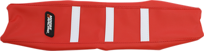 Moose Racing Ribbed Seat Cover Red 0821-3427