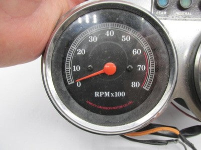 Harley OEM Dual Gauge Cluster 1974?1977 FX / FXE / XLH XLCH Tach and S