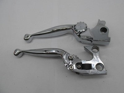 PSR NOS Harley Journey Adjustable Lever Set, Chrome 12-00605-20 | 0610