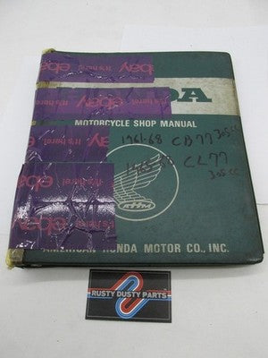 Honda Official Factory 1961-1968 CB77 CL77 Parts Catalog Manual Book
