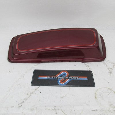 Harley OEM 93-13 Touring Right Saddlebag Lid Luxury Rich Red Stripe 90
