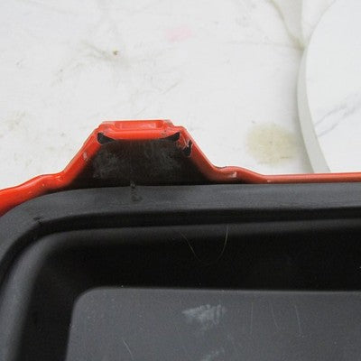 Harley Davidson OEM Left Side Saddlebag Lid Red Orange Touring 93-13 7