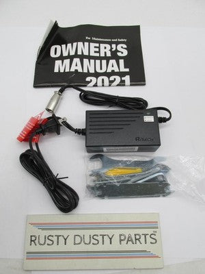 Razor NOS Genuine OEM Indian Youth eFTR JR Charger, Toolkit, and Manua