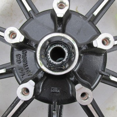 Harley OEM 87-99 EVO Touring 10-Spoke 16x3 Castalloy Black Rear Wheel