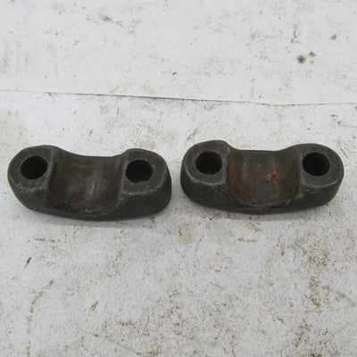 Pair of Vintage Triumph BSA OEM 7/8" Handlebar Top Mounts Mounting P C