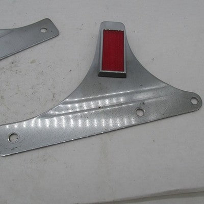 Pair Harley OEM Sissy Bar Side Plates Mount Brackets Softail 52787-00