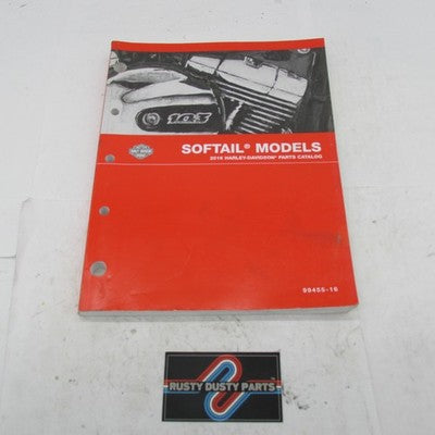 Harley-Davidson Official Factory 2016 Softail Models Parts Catalog 994