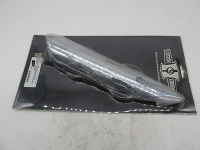 Harley Davidson Custom Chrome Universal Flame Exhaust Heat Shield 11-3