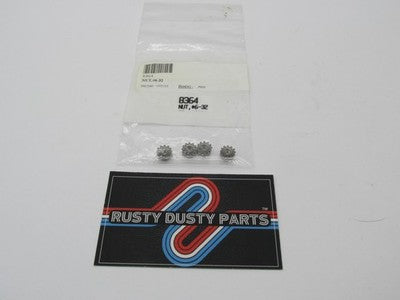 Lot of 4 Harley-Davidson OEM NOS #6-32 Keps Nut 8364