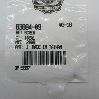 Lot of 6 Harley-Davidson Genuine OEM NOS Set Screws 83884-09
