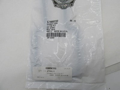 Harley-Davidson Genuine NOS CVO Road Glide License Plate Gasket 679002