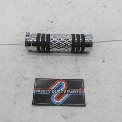 Alren Ness Harley Davidson Chrome And Black Diamond Flatband Handlebar