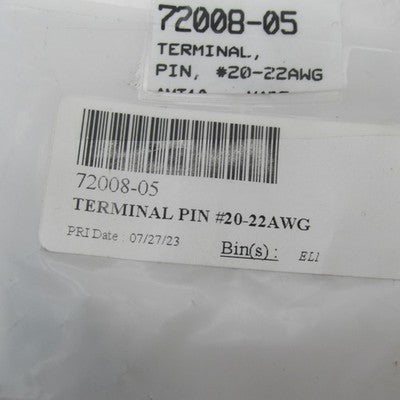 Lot of 6 Harley-Davidson OEM NOS 20-22 AWG Pin Terminals 72008-05