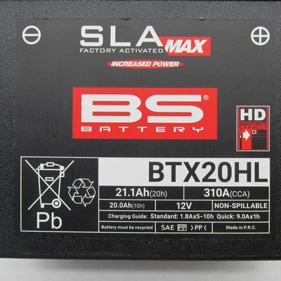BS Battery NIB SLA-MAX Factory Activated 12V Maintenance Free Battery