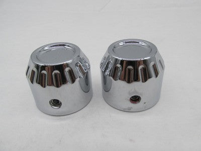 Lot of 2 Harley-Davidson Genuine Chrome 7/8" Inch Bolt Axle Covers